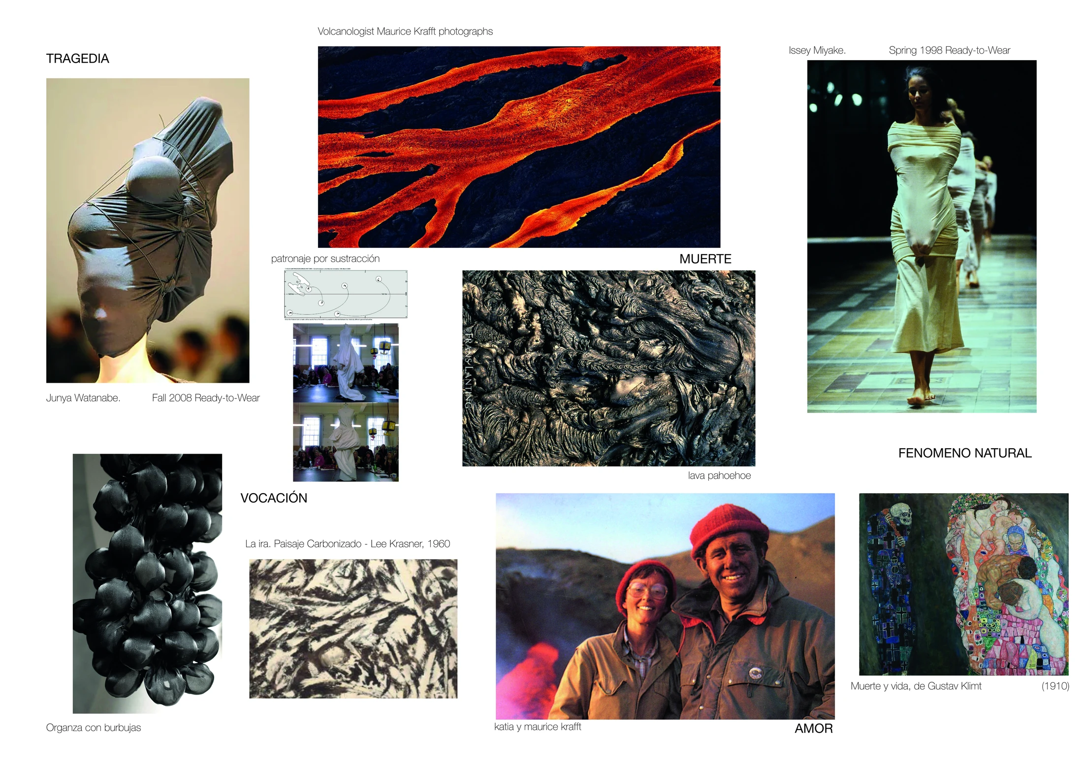 Mar de Lava / complete original moodboard