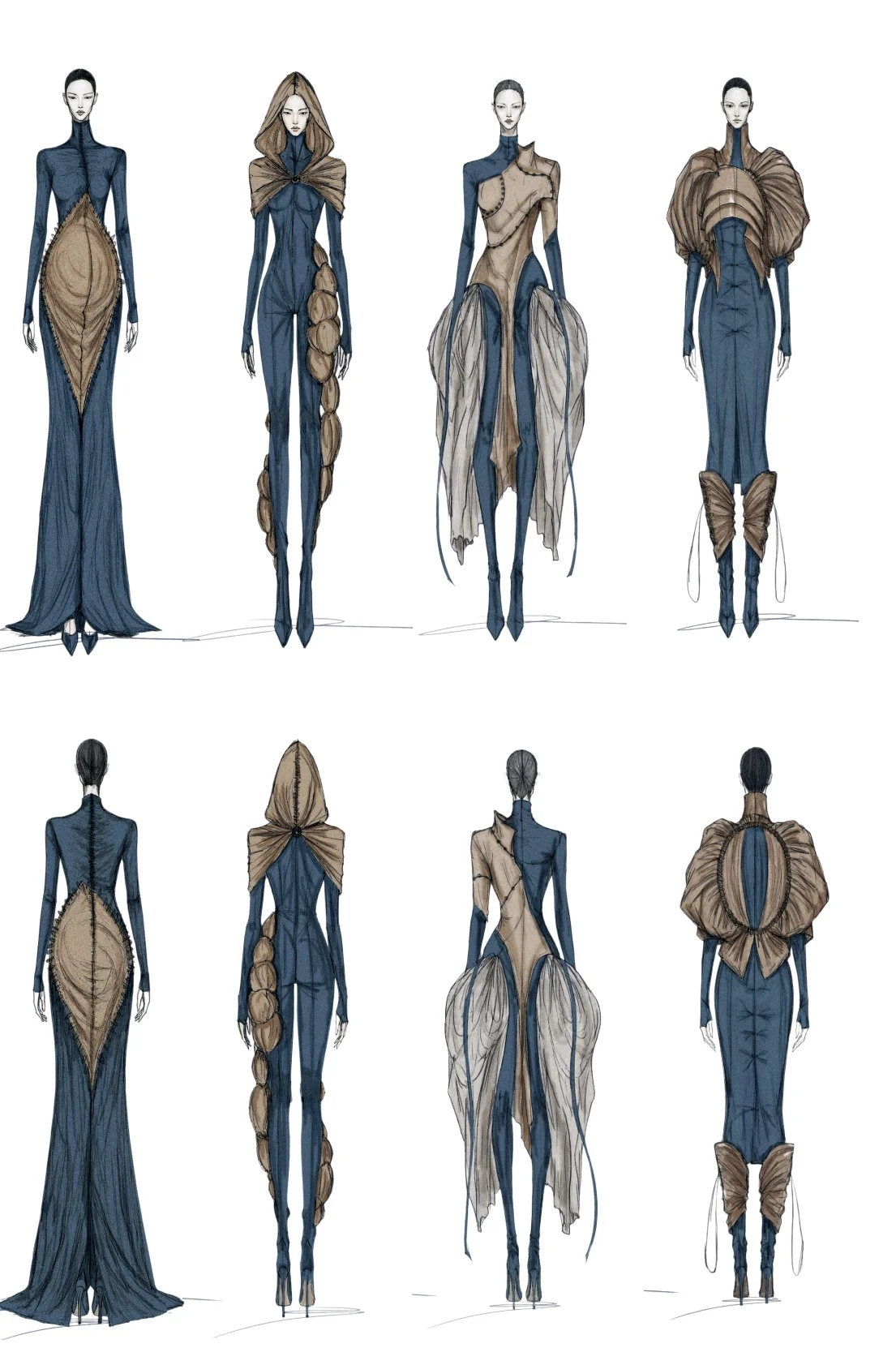 Collection / designs 01–04